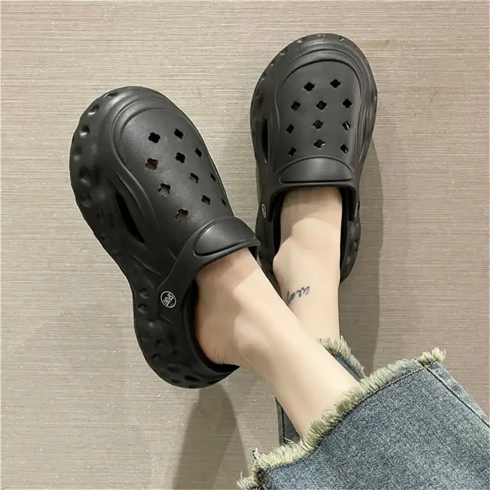 여성용 플랫폼 위장 부츠, 블루 샌들, 여성 신발, 휴식 슬리퍼, 스포츠 팩토리, 침실