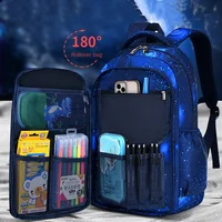 2024 New Waterproof Children School Bags For Boys Orthopedic Primary School Backpack Kids Schoolbag Book Bag Mochila Infantil 1
