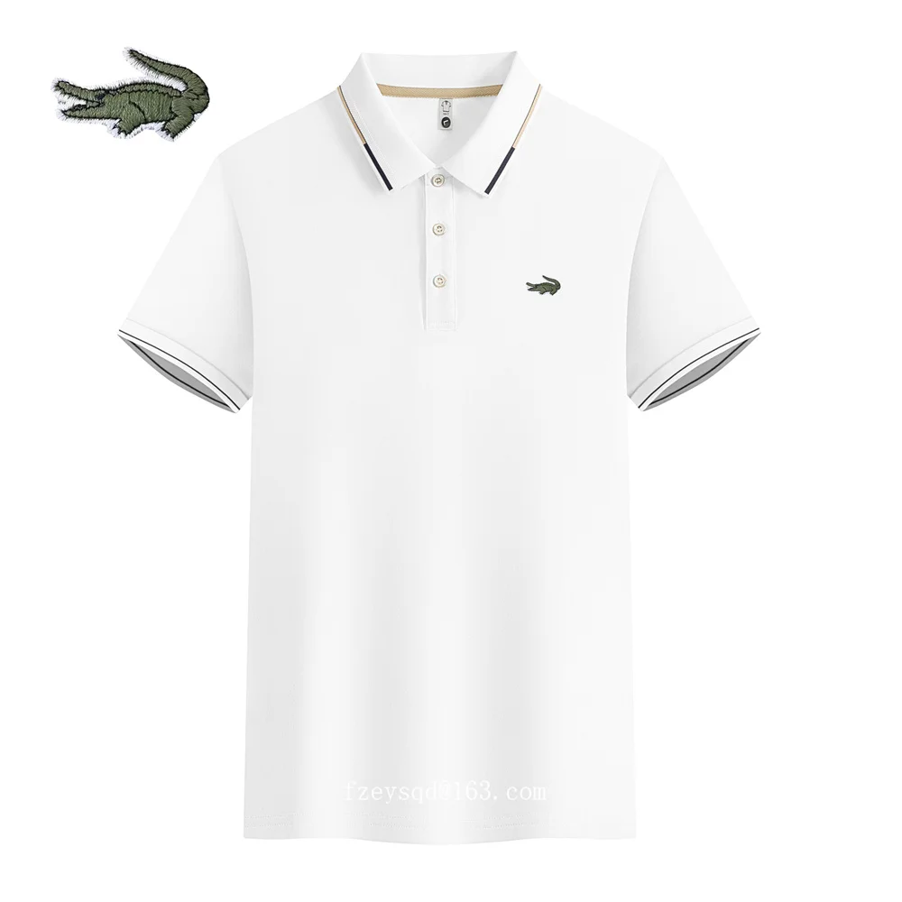 

CARTELO Embroidery summer new selling men's casual short-sleeved POLO shirt high quality cool breathable T-shirt top S-4XL