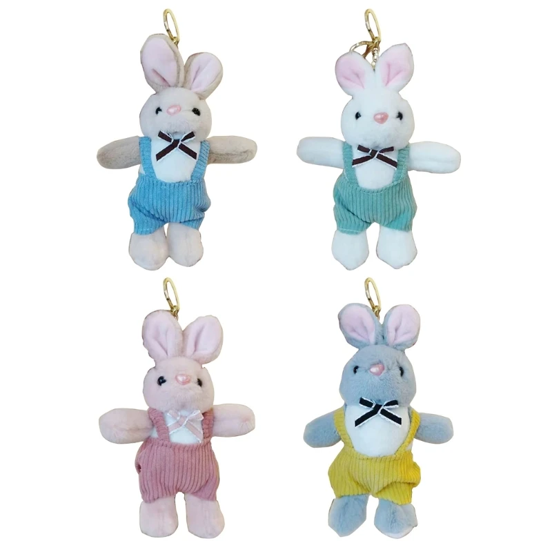 

Bunny Keychain Soft Cuddly Plush Toy Women Wallet Key Chains Keyrings Ornaments Dropship