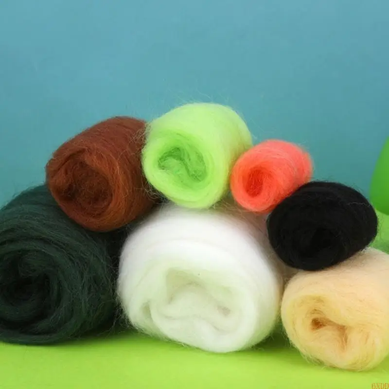 6XDD Lovely Avocado Wool Felting Needle Hobby Kits Needle Felting Starter Kits