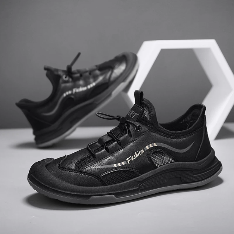 Trend Men's Casual Tennis Sneakers 2024 New Mesh Shoes for Men High Quality Loafers Outdoor Mens Hiking Shoes Tenis Masculino