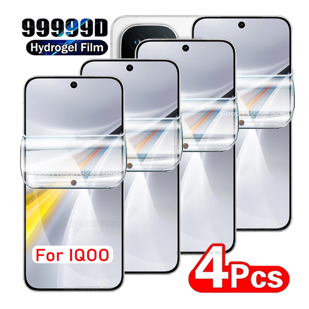 4-Pack Hydrogel Film HD Screen Protectors