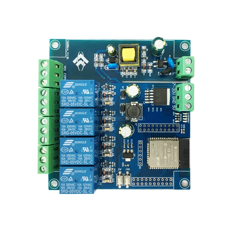 

ESP32 WIFI Bluetooth BLE четырехканальный релейный модуль ввода/вывода порт ESP32-WROOM плата разработки AC220V/DC5-30V