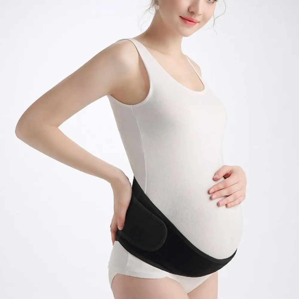 Breathable Maternity Abdominal Support Belt Adjustable Waist Support Maternity Abdomen Brace Comfortable Elastic