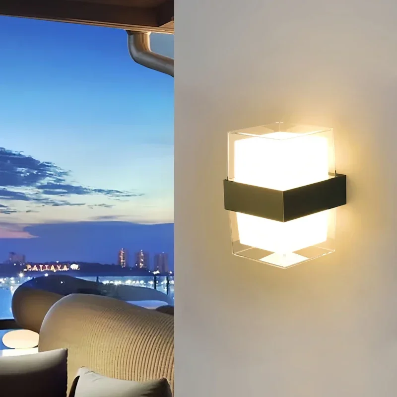 Wall Light LED Wall Light 220V Bedroom Bedside Light Living Room Balcony Aisle Wall Lamp Corridor Sconce Lamp Home Decor Outdoor