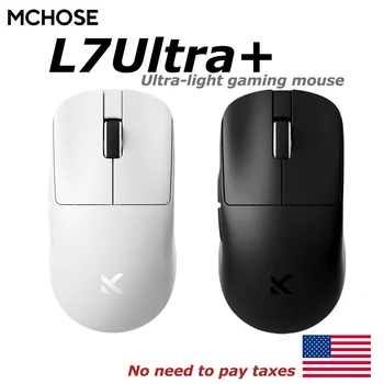MCHOSE L7 Ultra+ Medium Large Hand Mouse Game E-Sports Paw3950 Wireless Three Mode Lightweight Office Dual-Drive Computer Mouse 1