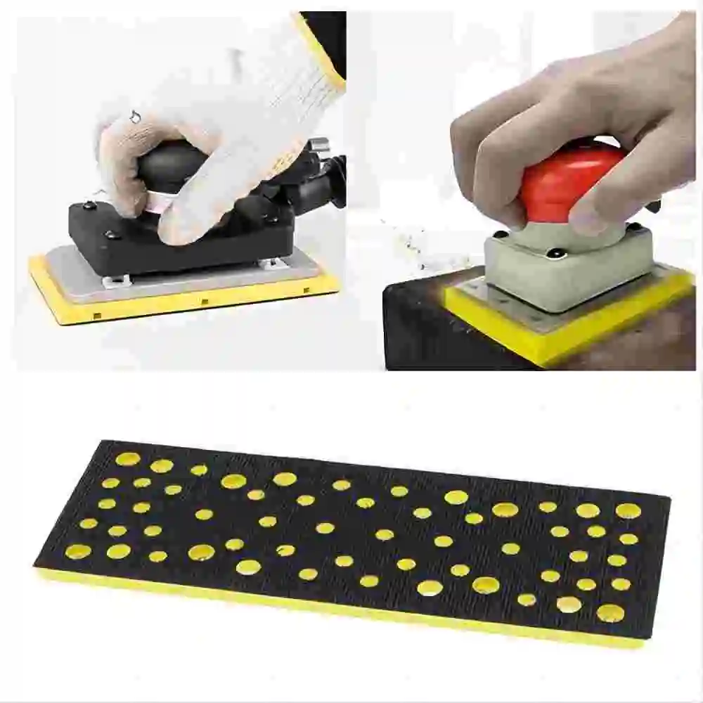 Platorello Compatibile Con Mirka Deos 383Cv Hook And Loop Sander Platorello Abrasivo Strumenti Abrasivi Tampone Protettivo Di Ricambio 70X198Mm