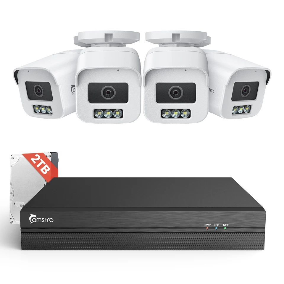 8CH 4K PoE Security Camera System