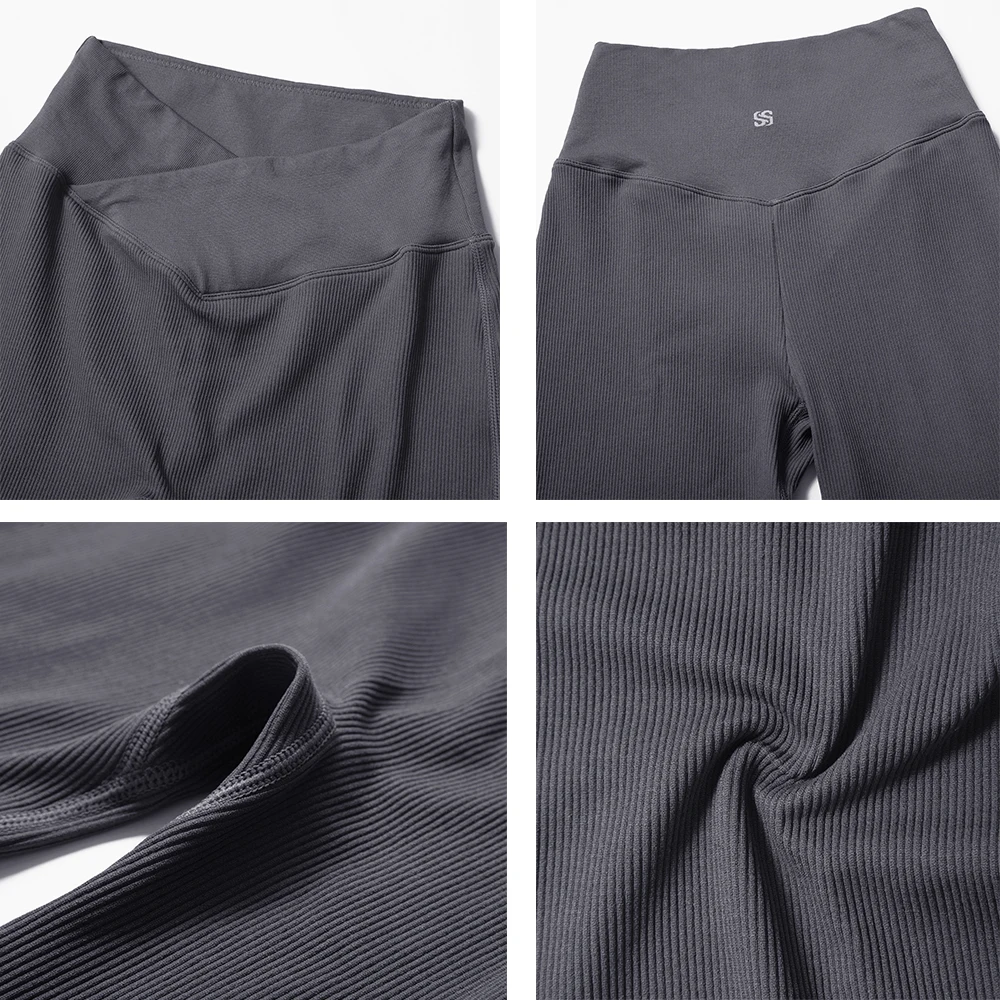 سراويل يوجا ضيقة للسيدات سراويل يوجا مضيئة على الط...