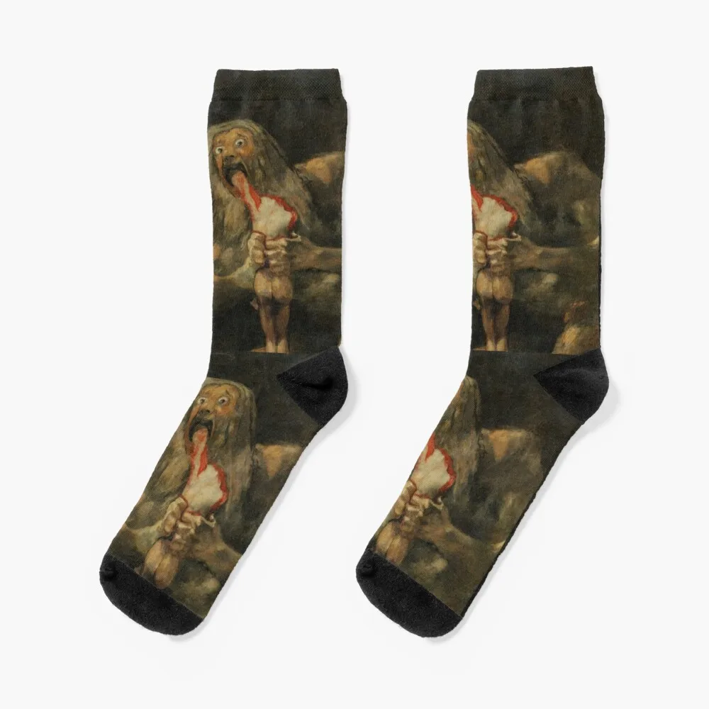 

SATURN DEVOURING HIS SON - GOYA Socks Warm Winter Woman Sock Men Fashion