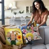Hot Anime The Seven Deadly Sins Pillow Covers Cartoon Sofa Decorative Home Double-sided Printing Short Plush Cute Cushion Cover 3