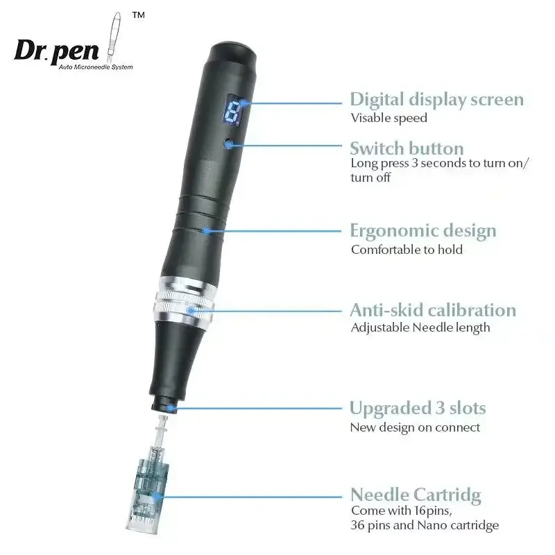 Рисунок 6 - Аутентичная микроигла Dr pen Ultima M8 с 12 шт. игл