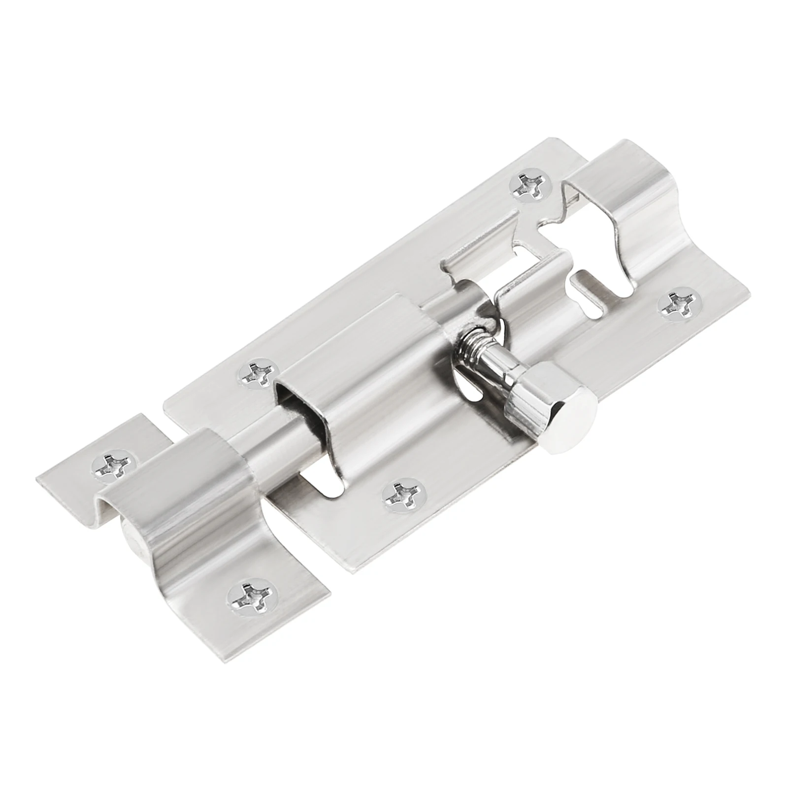 Door Latch 1.5 / 2 / 3 Inch Door Gate Safety Lock Stainless Steel Thickened Security Bolts Home Hardware Windows Latch Screws