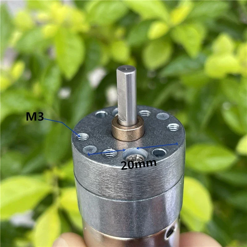 25GA 미니 기어 모터 풀 메탈 기어박스 감속기 DIY 로봇 스마트카 저속 고토크 DC6V 9V 12V 32RPM 엔코더 포함