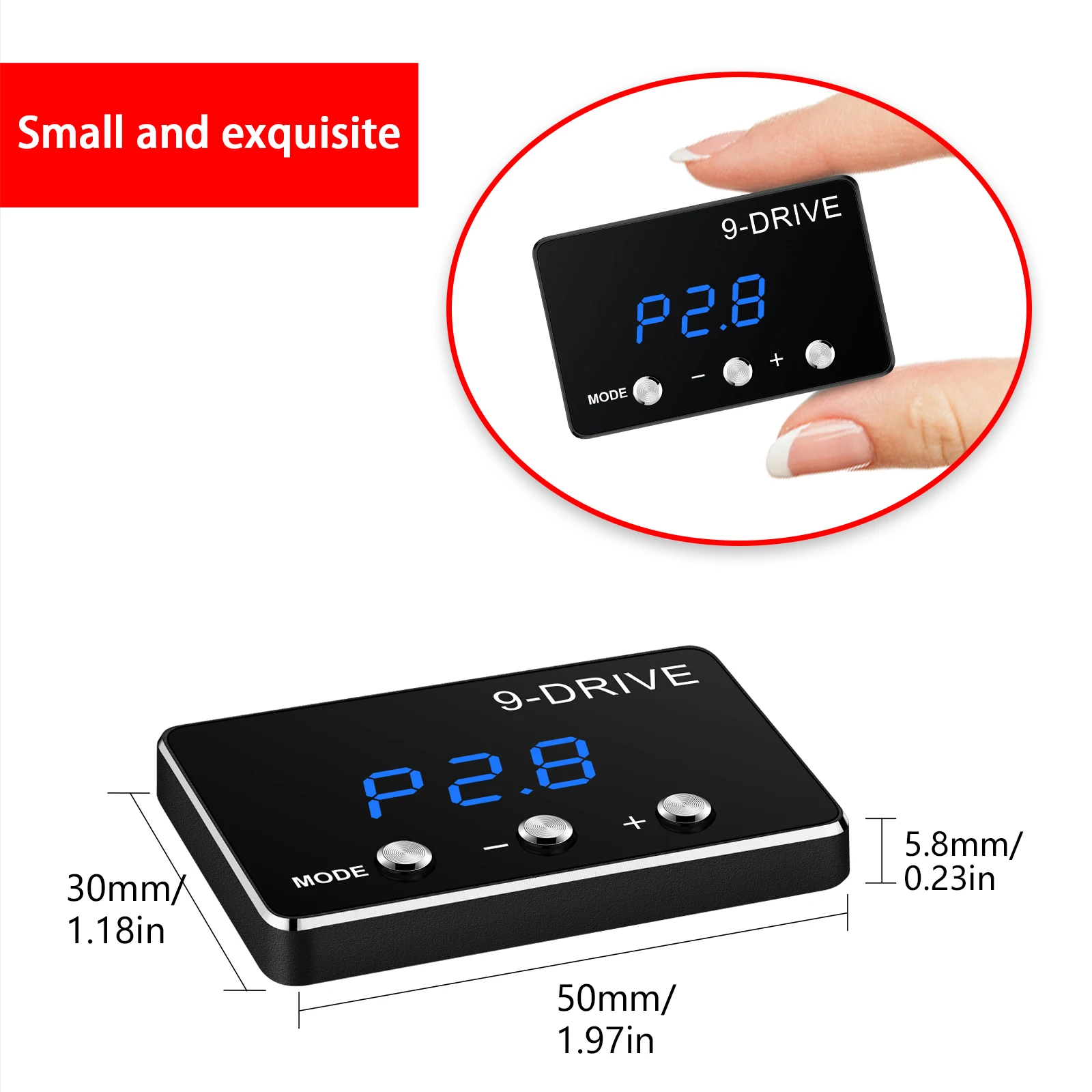 Throttle Controller Digital Accelerator Tuning Parts Plug Play 9 Drive 5 Modes Racing Accelerator Potent Booster Throttle Response Controller