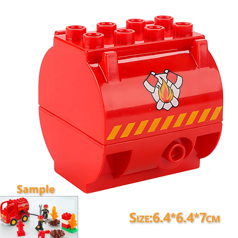 Deluxe Construction Traffic Machinery Building Blocks Set