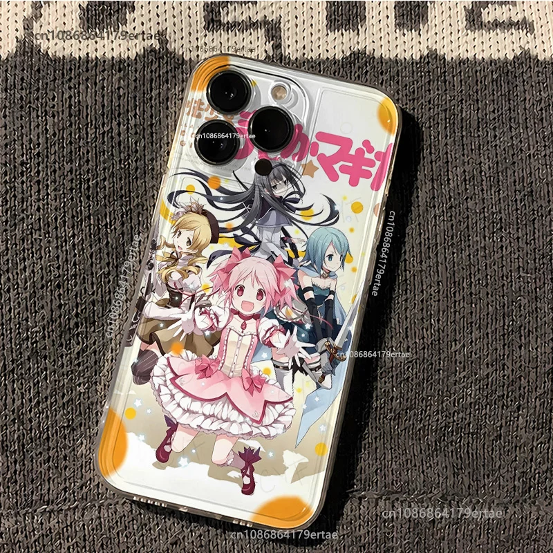 Cute Japanese Korean Anime Girl INS Silicone Phone Case Cover