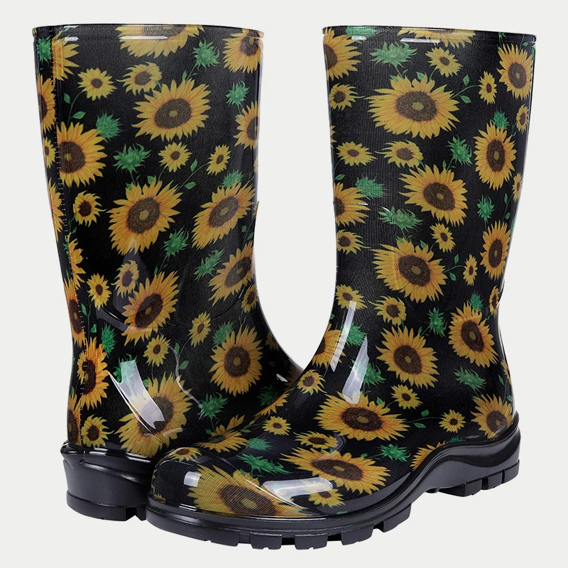 Waterproof Rubber Rain Boots For Women Summer Garden Outdoor