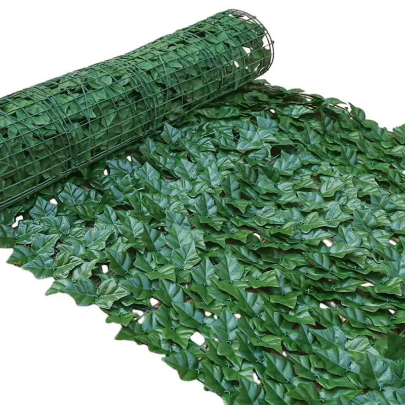 Artificial Fence Leaf Fence Simulation Plant Rattan Privacy Roll Wall Landscaping Outdoor Backyard Balcony Dec