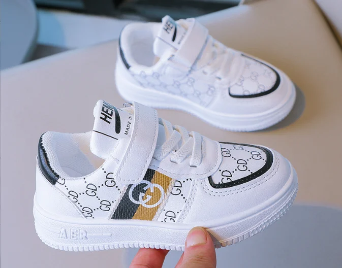 Baby Soft Soles Non-slip Toddlers Sport Shoes Fashion Breathable Boys Leather Sneakers Spring Autumn Girls Fashion Walking Shoes 2