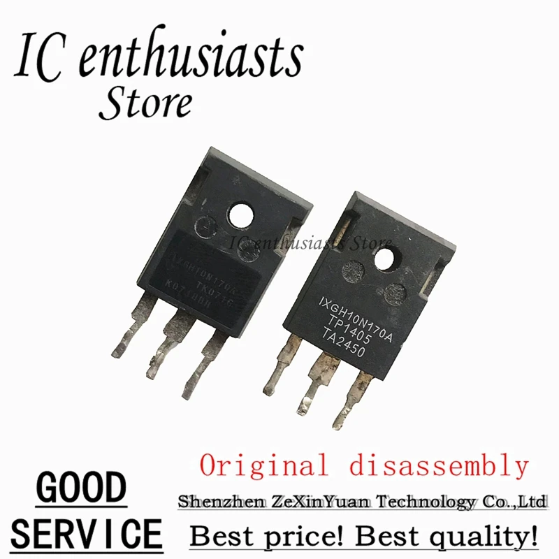 

10PCS IXGH10N170A IXGH10N170 10A 1700V TO-247 Original disassembly