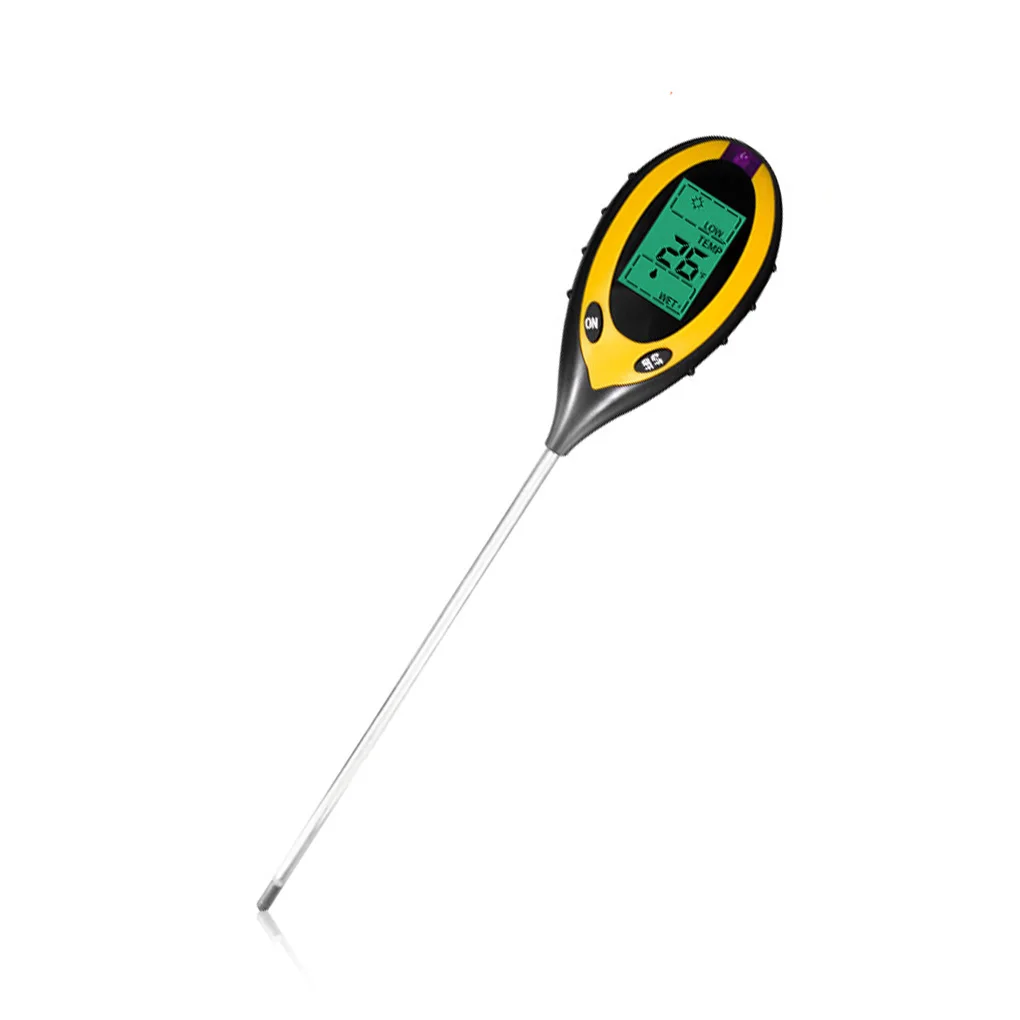 Digital Soil Thermometer 4-in-1 Soil Tester Soil Thermometer/Light