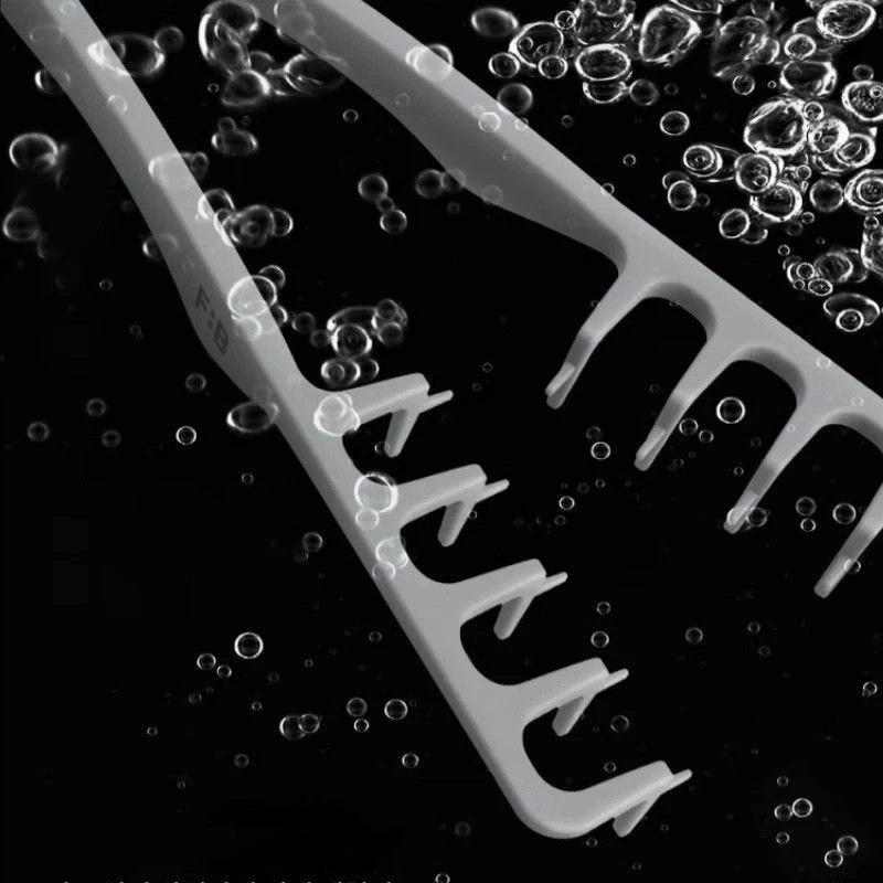 Pettine per capelli a denti larghi Pettine per cucitura dei capelli Pettine per frangia Pettini per styling Radice per capelli Top Strumento per parrucchieri soffice per donne e uomini - immagine 5