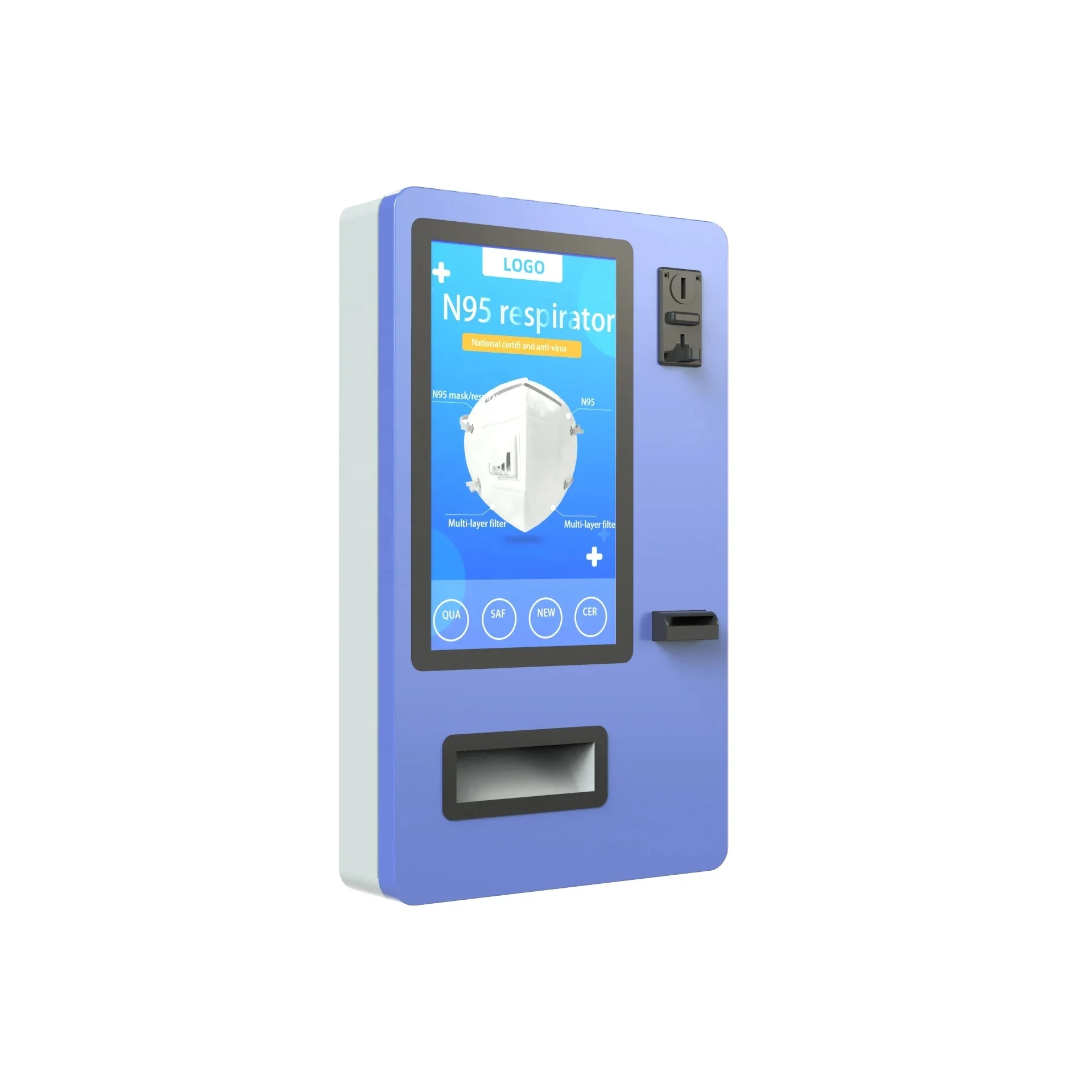 

Tourism Spot Mobile Phone Telecom ID Card Passport Read Scanner Sim Card Vending Self Service Booth One Time Disposal