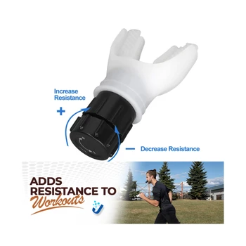 Trainer per la respirazione Polmonare Flexer Trasporto di goccia Esercitatore fitness durevole Aumenta la capacità polmonare Respiro profondo regolabile