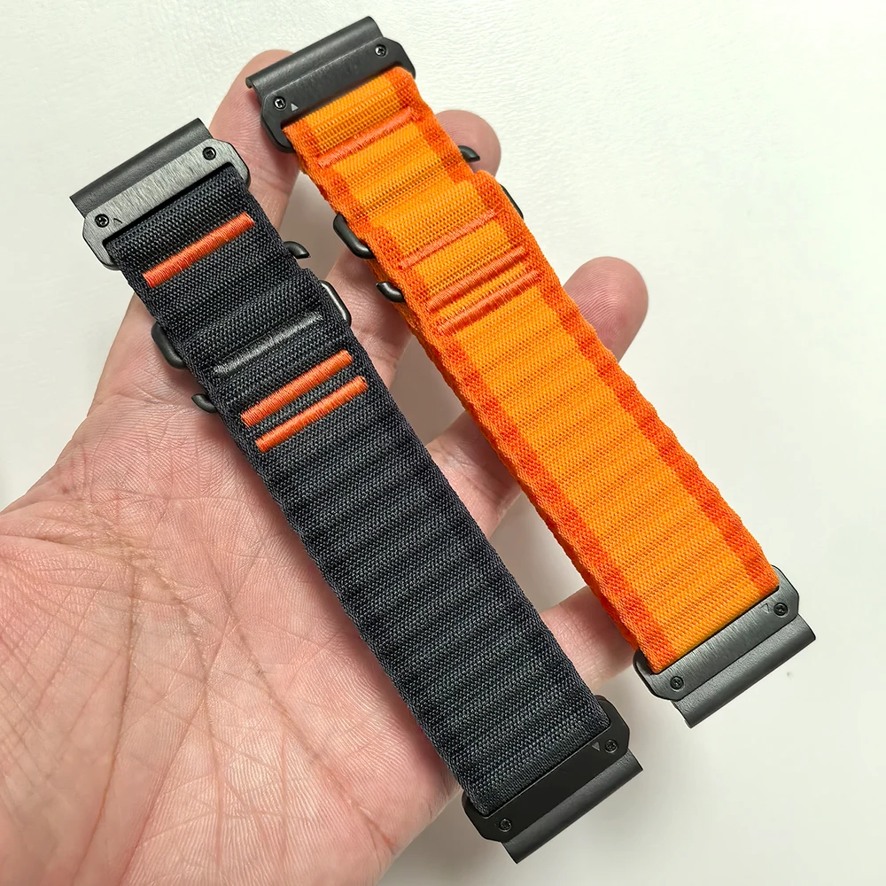 النايلون الفرقة ل Garmin quatix 8 47 مللي متر 51 م...