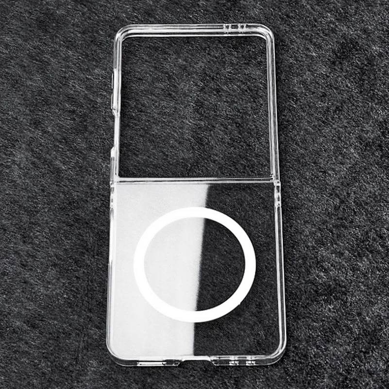 Clear Magnetic Ring Phone Case with Slim Camera Protector