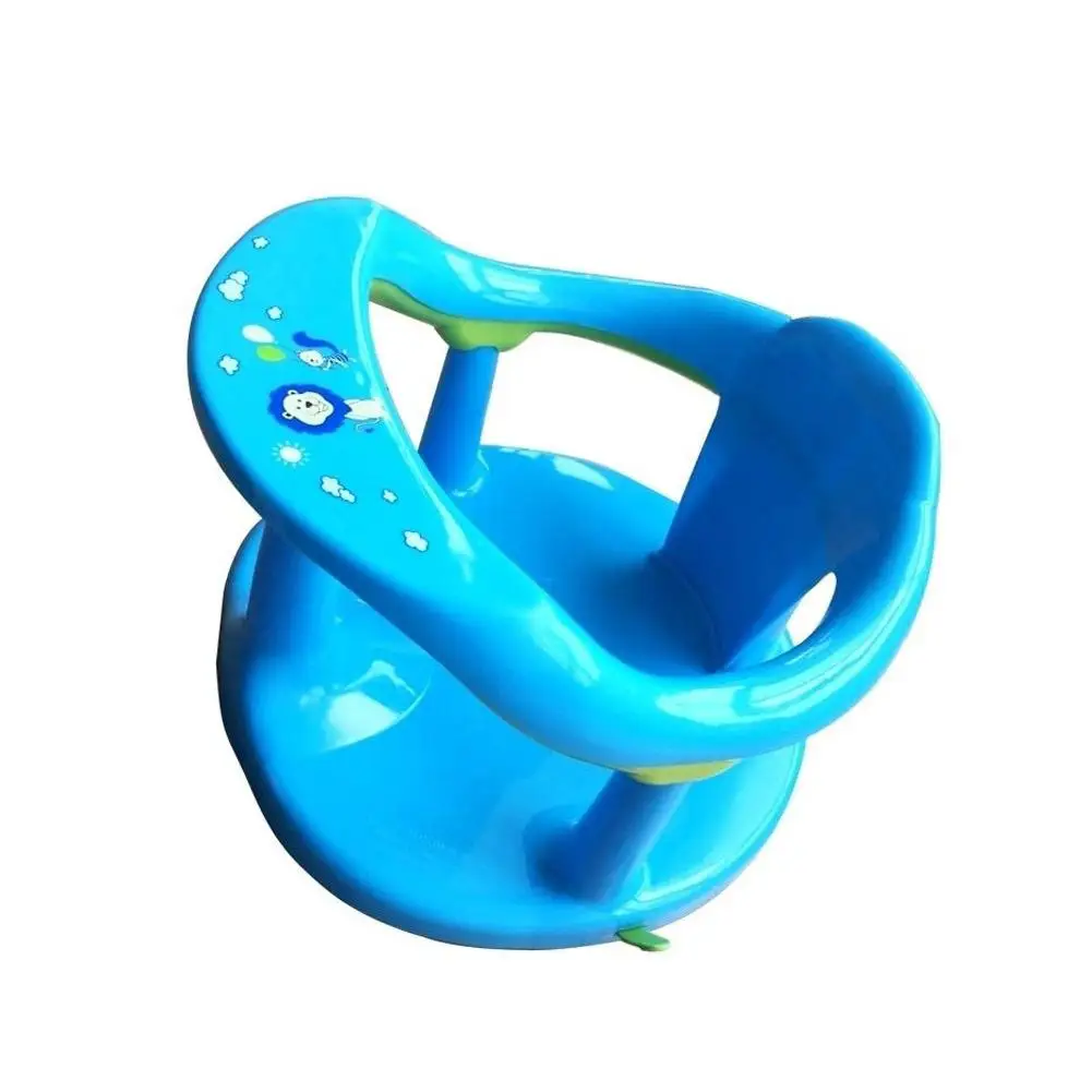 Foldable Baby Bath Seat Backrest Support 4PCS Suction Cups Stable Sit-up Children Bathing Seat Home Furniture