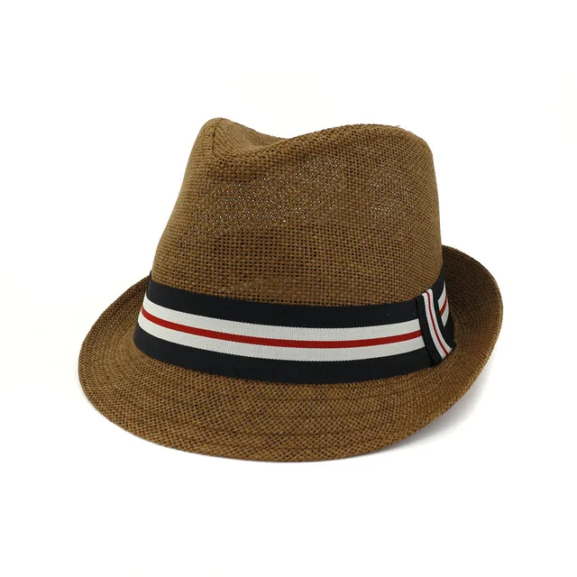 Hoaree Straw Trilby Hat Summer Women 