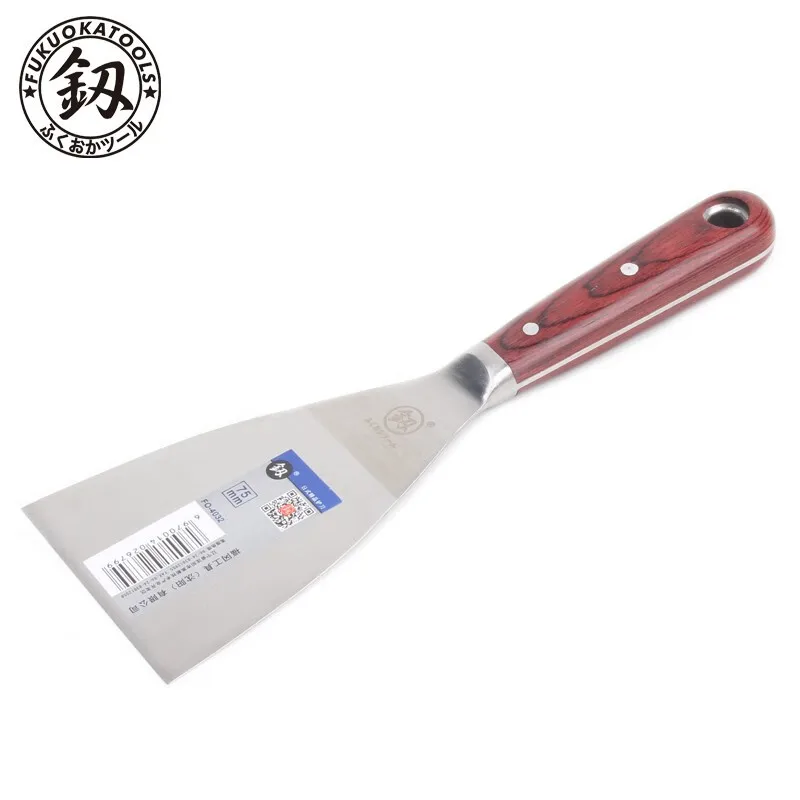 Stainless Steel Putty Scraper Knife Tiling Wall Plastering Trowel Blade Shovel Drywall Hand Construction Tools