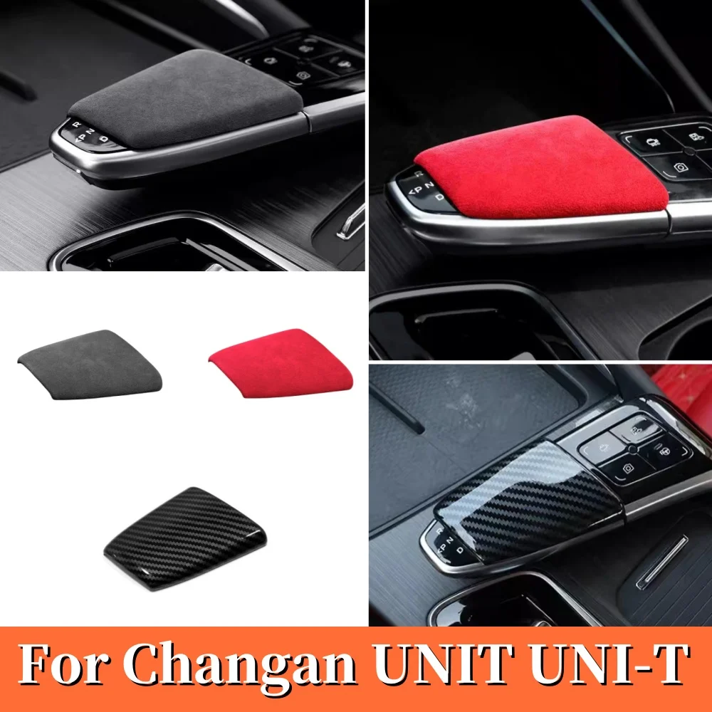 

For Changan UNI-T UNIT 2020 2021 2022 2023 2024 Accessories Car Gear Shift Handle Knob Frame Decor Sticker Cover Garnish 1pcs