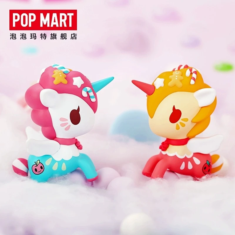 TOKIDOKI POPMART 2018 Рождественский Единорог Женская коллекция искусство игрушка пони