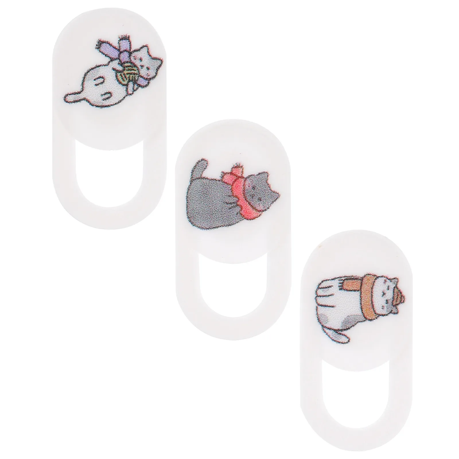 3pcs 카메라 커버 안전 노트북 웹캠 보호기 Abs 개인 정보 보호 엿보기 방지 커버 태블릿 컴퓨터 전화 액세서리
