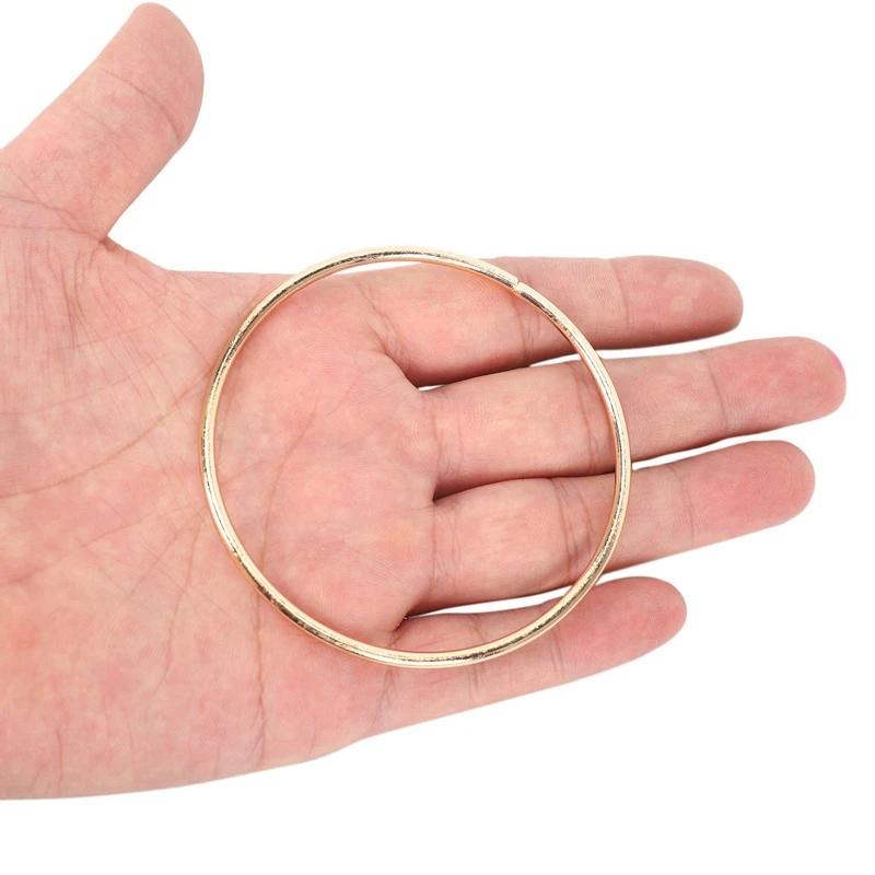 40 Pack 3 Inch Gold Dream Catcher Metal Rings Hoops Macrame Ring For Dreamcatchers And Crafts 2
