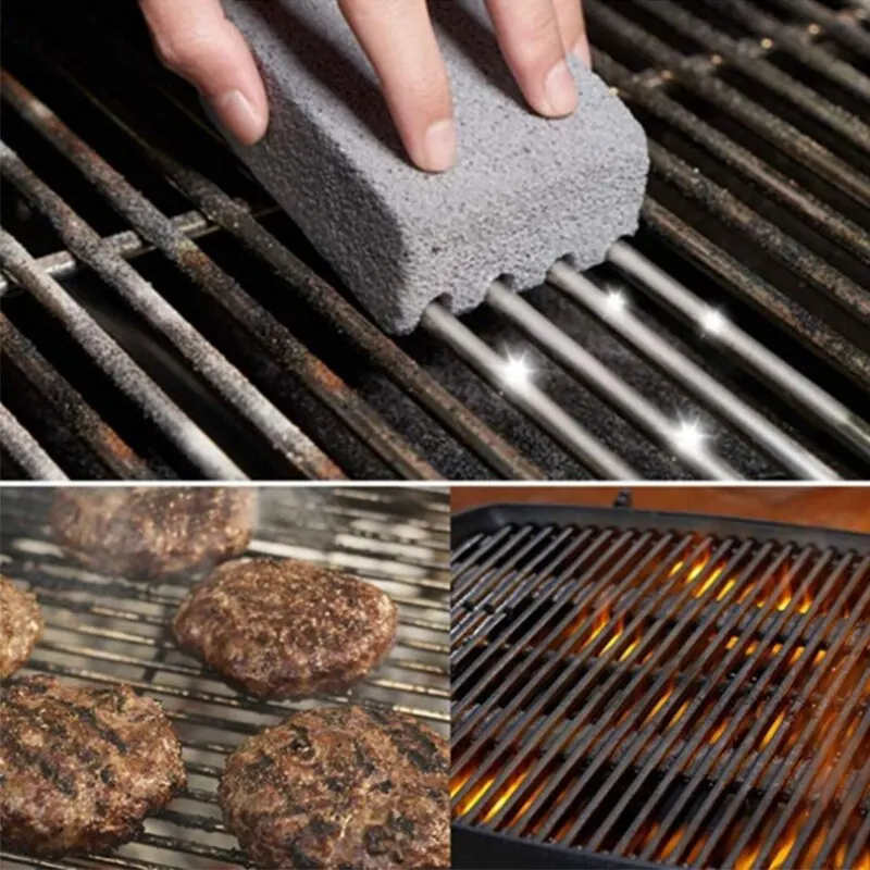 Barbecue Cleaning Tools Barbecue Cleaning Brick Grill Cleaning Brush Grill Pan High Temperature Resistant Pumice Outdoor Travel