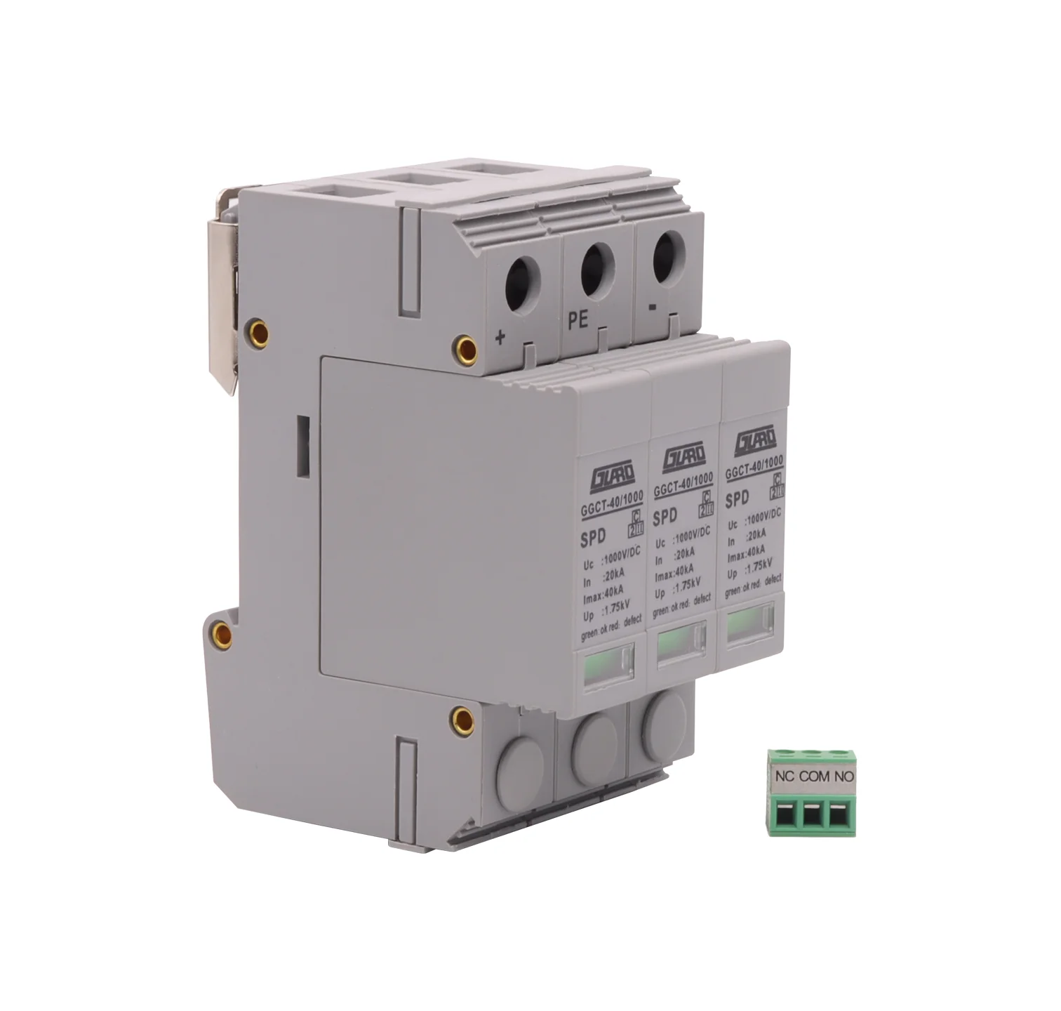 GUARD DC SPD 1000V 3P 40KA Voltage Surge Protector Solar PV Photovoltaic Low-Voltage Arrester Device