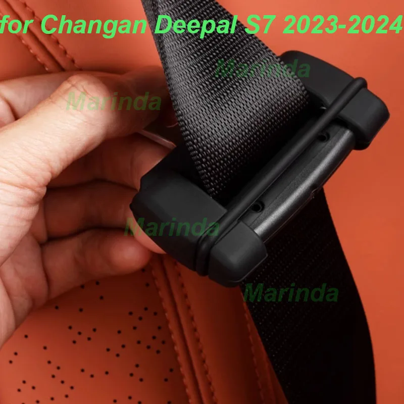 

Car Safety Belt Protective Cover for Changan Deepal S7 2023-2024 Silicone Seat Belt Plug Cover Anti-noise Interior Accessories