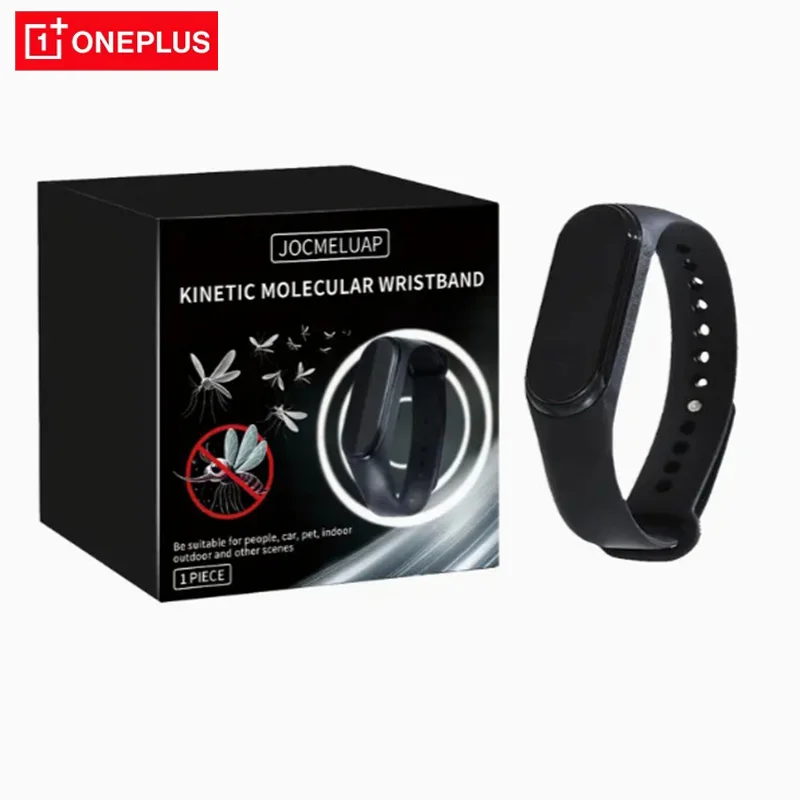 Universal Wearable Mosquito Repellent Wristband - Ultrasonic, Non-Chemical Protection for Indoor & Outdoor Use with Extra Batteries Included