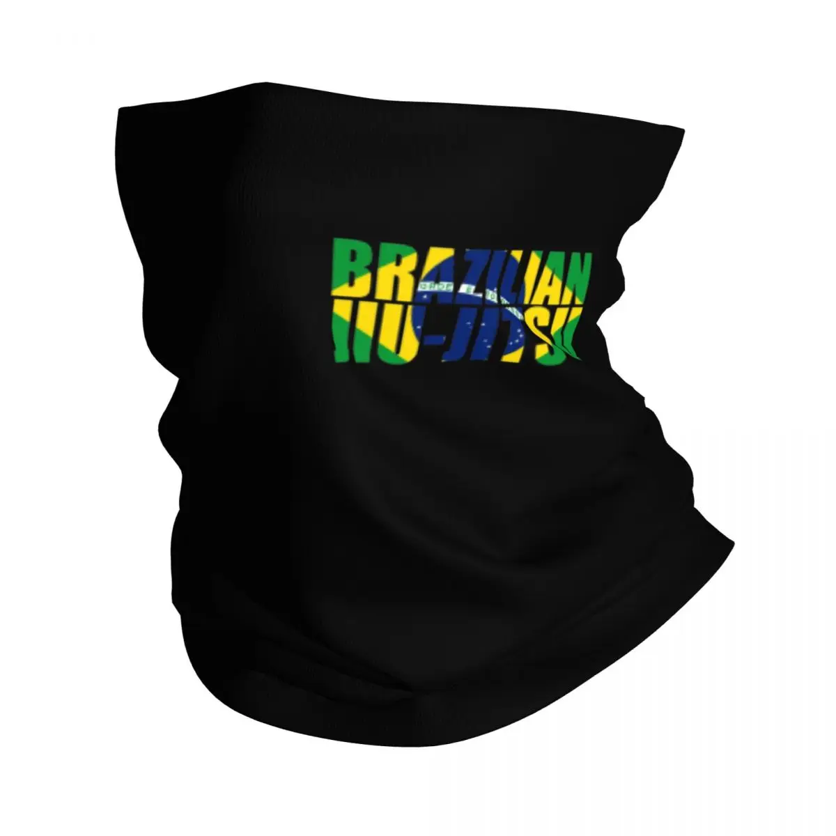 

Brazil Flag Art Bandana Neck Cover Printed Brazilian Jiu Jitsu BJJ Magic Scarf Warm Balaclava Riding Unisex Adult Breathable
