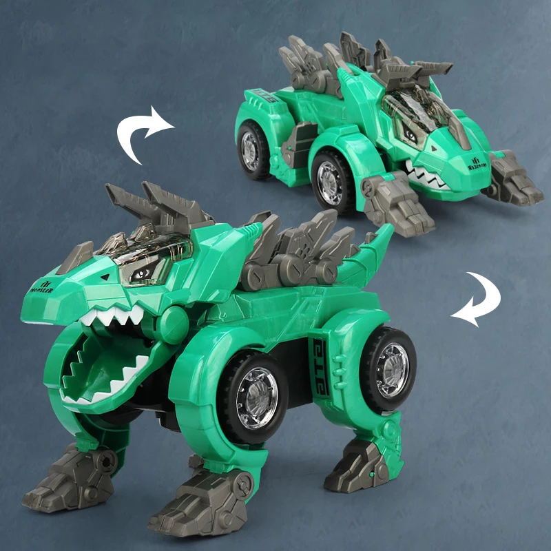 Switch & Go Dinos 2-Pack Dinosaur Blue Triceratops Green T-Rex Vtech