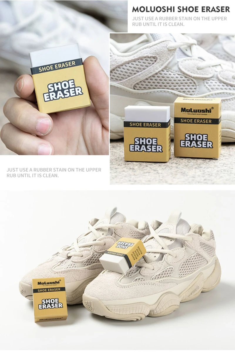 1PC Little White Shoe Cleaner Suede Eraser Shoe Cleaner Suede Ball Shoes Small White Shoes Decontamination Dry Cleaning Eraser 5