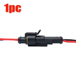 Waterproof 2 - Pin Automotive Electrical Connector Kit for LED and Marine Applications (1pc)