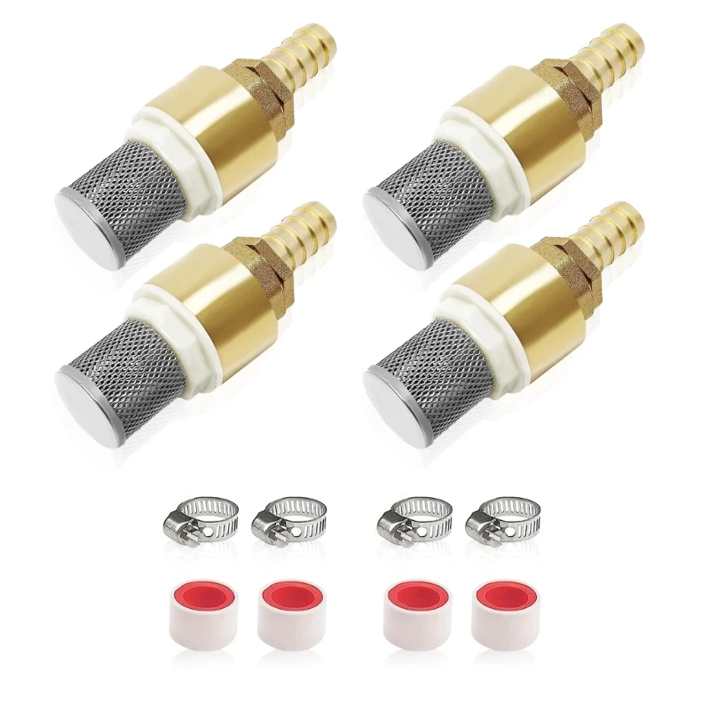 

Check Valves for Suction Hose Screw Thread 1/2Inch Brass Foot Valves with Hose Connection for Handle Garden