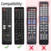 Silicone Remote Cover Compatible with Samsung Smart TV Control Case TV BN59-01315 BN59-01199F Remote Protective Cover 2