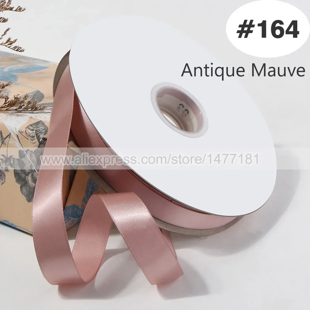 Luxurious Pink Double Face Satin Ribbon - 100% Polyester Silky Tape